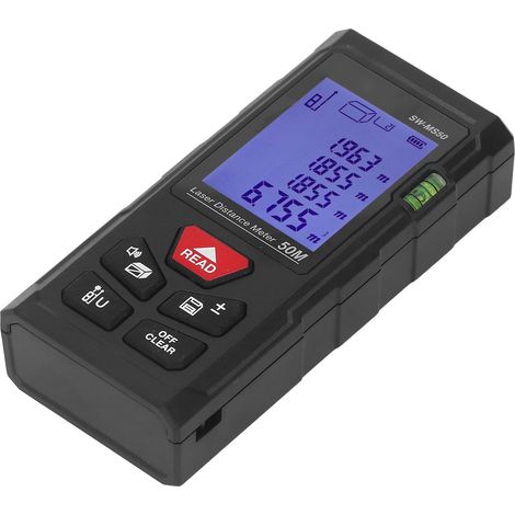 Télémètre laser 50 m à affichage numérique, outil de mesure pour la construction (1/5)