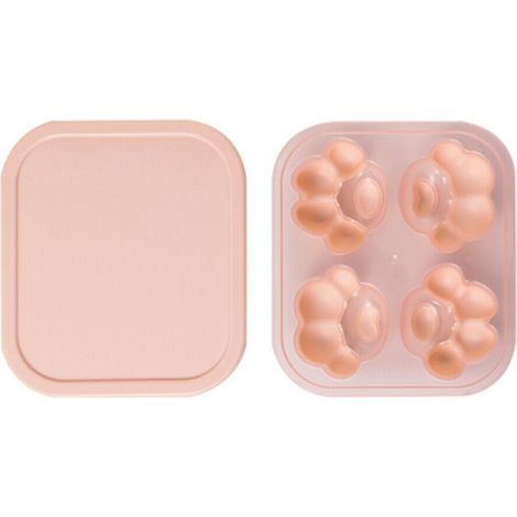 Moule À Glaçons - Silicone Alimentaire - Forme Pattes De Chat - 4 Compartiments - 16,5 x 15 cm - 1 Pièce (1/5)