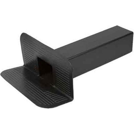 BOCCHETTONE DI SCARICO ANGOLARE QUADRO mm 100x100x410h