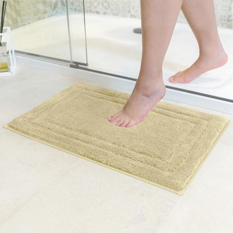 1 Tapis de bain, antidérapant, microfibre, absorbant, salle de bain (1/5)