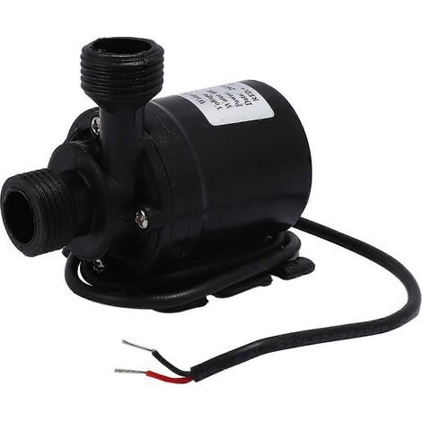 Pompe de circulation d'eau submersible à moteur sans balais. alimentée par énergie solaire. 800 litres/heure. 5 mètres de longueur. 12 V CC (1/5)
