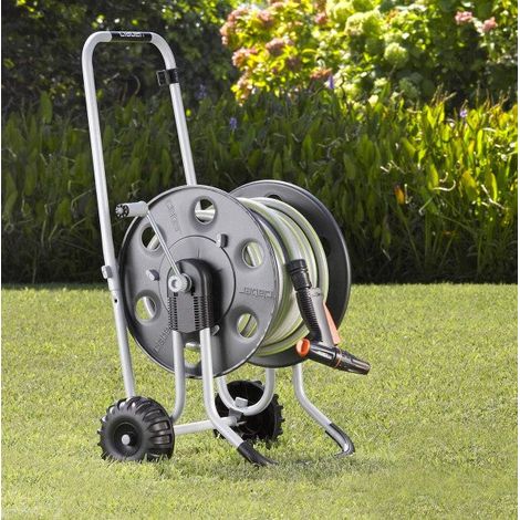 Carrello avvolgitubo in acciaio professional fino a 85 mt Metal 60 Claber 8891