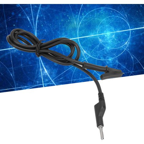 Multimeter-Messspitzen, Krokodilklemmen, 4-mm-Bananenstecker, 10-A-Silikonkabel, schwarzes Kabel für Schaltungstests. (1/5)