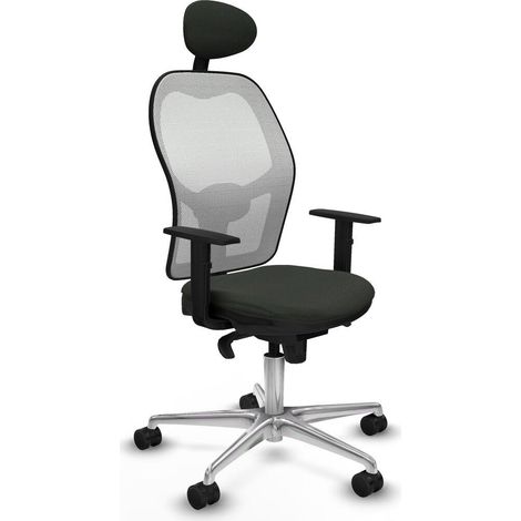Piqueras y Crespo Jorquera Silla de oficina negra ergonómica