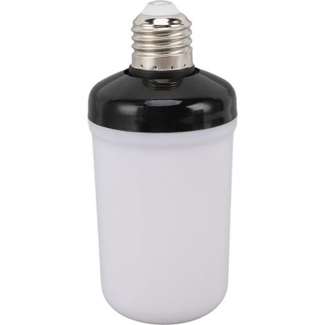 Ampoule LED Effet Flamme E26 avec 4 Modes (Flickering, Lumière Normale, Breathing, Gravity Sensing) - ABS Recyclé, Longue Durée de Vie, Pour Halloween, Noël et Décorations