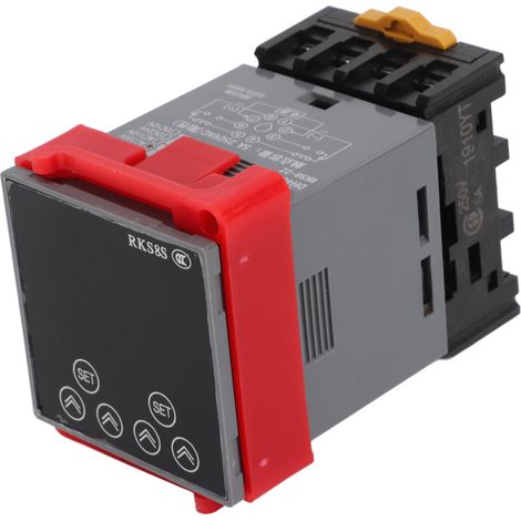 Relais temporisé multifonction LCD RKS8-2Z (DH48S-2Z) avec socle, minuterie programmable AC220V, affichage numérique, retardateur industriel (1/5)