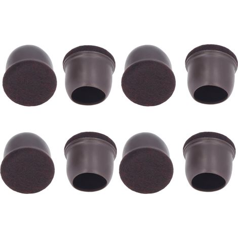 8 Patins de protection pour pieds de chaise, table et lit - Capuchons souples élastiques, housses antidérapantes pour meubles, usage domestique, grande taille (1/5)