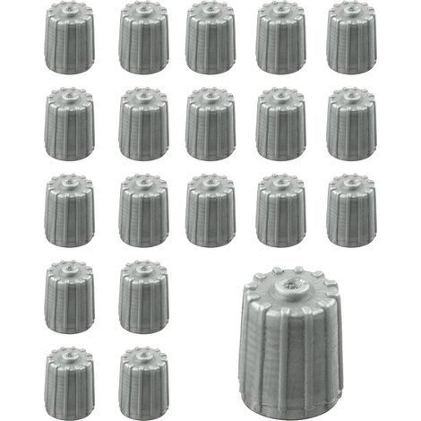 20PCS Bouchon Valve Pneu de Voiture, Bouchon Valve Pneu, Bouchon de Valve GM, Couvercle de Soupe, Cache-Poussière de Pneu de Voiture, Convient Aux Voitures,Camions,Vélos,SUV (1/5)