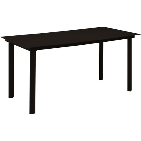 Maison Exclusive - Set da Pranzo da Giardino 7 pz in Rattan PVC Nero (1/5)