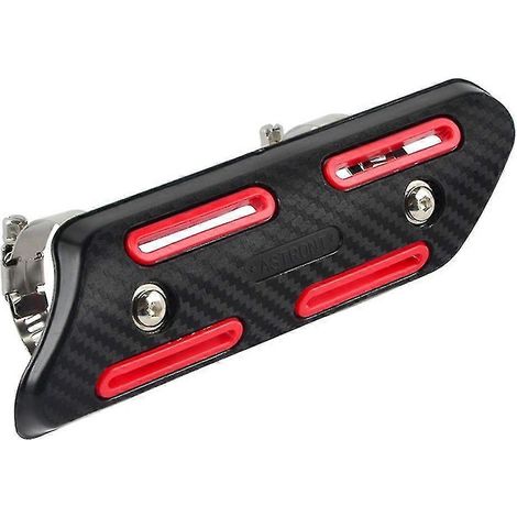 Protection thermique universelle pour pot d'échappement de moto.