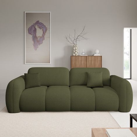 3-Sitzer-Sofa mit Bettkasten Livio Grün