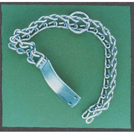 PL COLLARE P/CANI ACCIAIO ZINCATO 35 CM