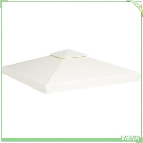 Toile de remplacement pour tonnelle - FAFEICY - 40874 - 3x3 m - Revêtement PVC - Tissu 310 g/m² (1/5)