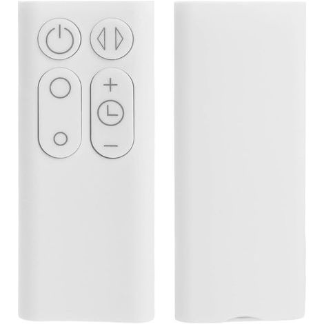 Telecomando di ricambio compatibile con ventilatore purificatore Dyson AM07 AM06 AM08 - Infrarossi, Bianco, Installazione semplice senza programmazione, Batteria CR2032 non inclusa, Controllo (1/5)