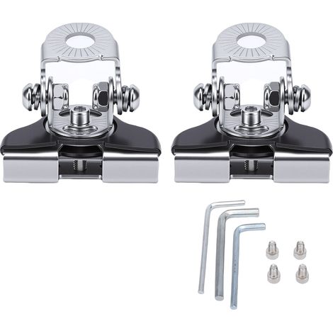 Supports montage lumière LED capot, 2 pièces, pilier universel, pince travail réglable Jeep camion SUV (1/5)