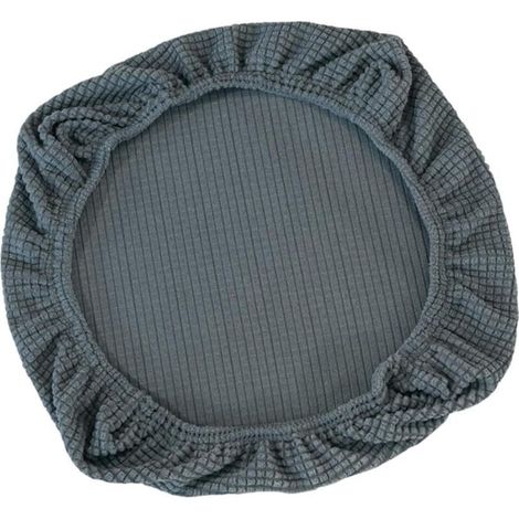 Housse extensible Housse de siège pour chaise de bureau Chaise de bureau pivotante Chaise pivotante, gris-RAPANDA (1/5)