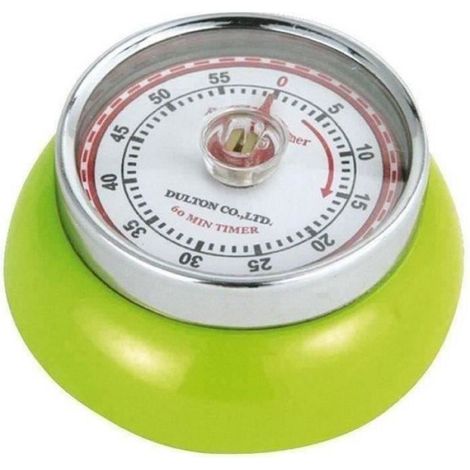Minuteur de cuisine - GLOP STUDIO - Speed - 7 cm - Aimanté - Couleur kiwi (1/4)