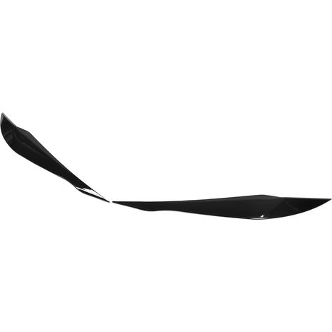 Paire de paupières de phares de rechange en ABS pour BMW Série 3 F30 F31 (2012-2018), noir brillant (1/5)