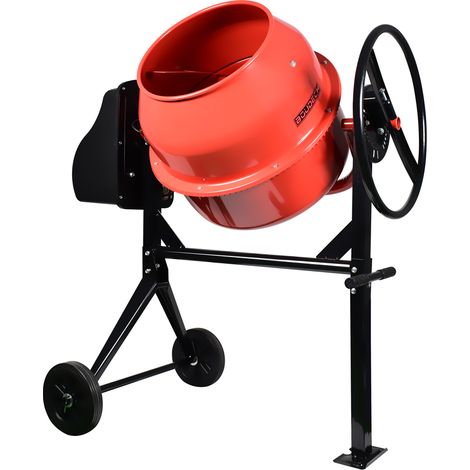 Betonmischer 140LT 550w 223v Elektrischer Mischer Betonmischer mit zwei Rüdern mit Ce Zertifizierung