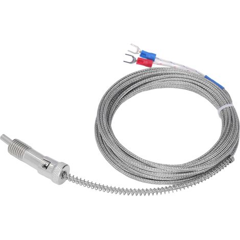 Sonde de température à ressort de compression thermocouple de type K BERM, 0-400 °C, M12, 5 m (1/5)