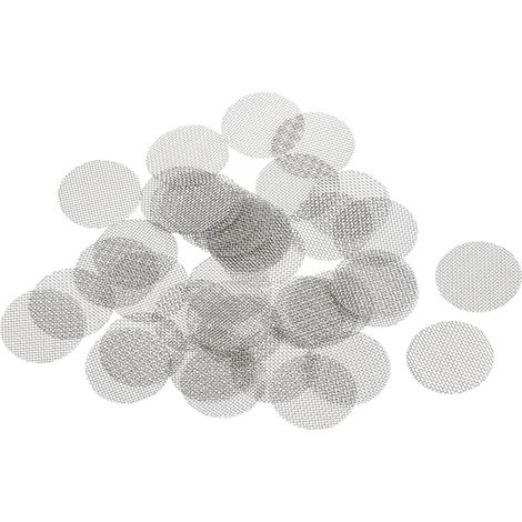 Tuyau Tamis Maille Grille Acier Inox, (19mm) Diamètre pour Tuyau Filtre, Paquet 60 (1/4)
