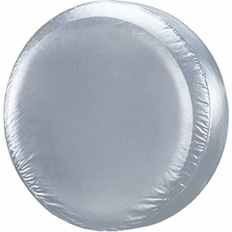 Argent 30" Pouces Housse de Pneu de Secours Couverture Roue pour Diamètre (75cm-80cm) Protection Antipoussière Imperméable Voiture (1/5)