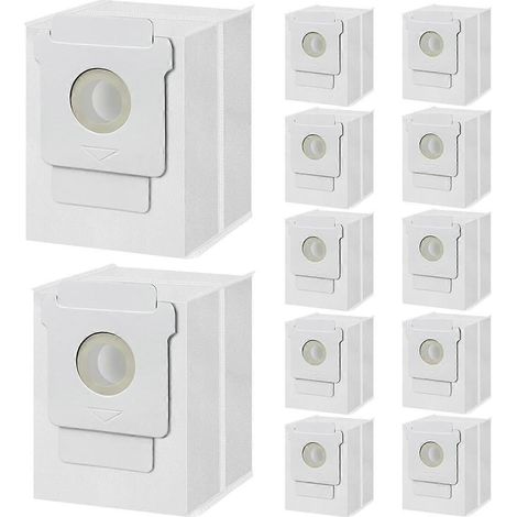 Lot de 12 sacs de rechange pour aspirateurs I7, I7+, I3, I3+, I8, I8+, I4, I4+, I6, I6+ et J7. (1/5)