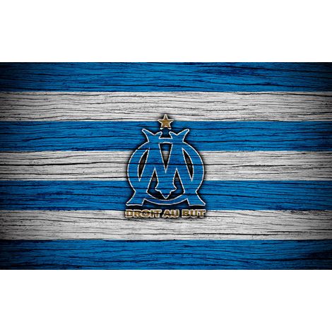 Papier peint panoramique Foot / Football - OM - Olympique de Marseille - 130 cm x 81 cm (1/2)
