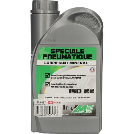 KS Tools - Lubrifiant ISO 22 pour outils pneumatiques et petits systèmes hydrauliques, 1L - 160.0157 (1/2)