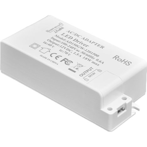DC12V 1,5A 18W LED-Netzteil, AC100-240V Niederspannungstransformator, AC-DC-Wandler, Schaltnetzteil, Modell Q-18W/AD150GW-1201500. (1/5)