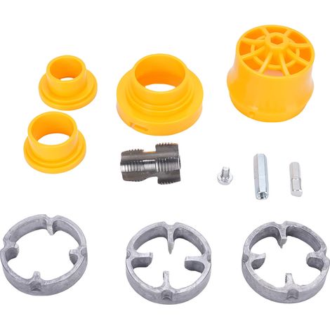 Kit de filetage pour tuyaux PVC, outil de filetage multifonctionnel, efficace et portable pour perceuse électrique. (1/5)