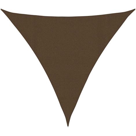 Maison Exclusive - Sonnensegel 160 g/m² Braun 4x4x4 m HDPE (1/5)