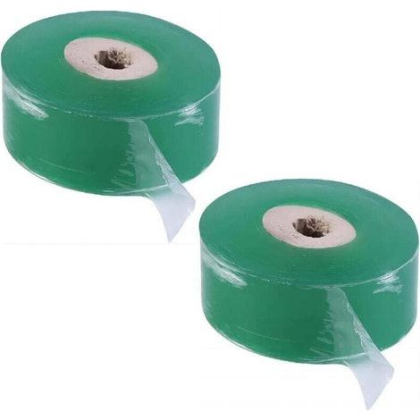 2-teiliges Veredelungsband, biologisch abbaubare Veredelungsfolie, transparentes Feuchtigkeitssperrband für Bäume, Blumen und Pflanzen in Baumschulen, 100 m x 2 cm - OUYLAF (1/4)