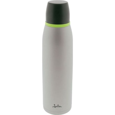 Jata Hogar 920: termo de acero inoxidable de doble pared de 1 litro, botella térmica de 1 litro sin BPA, mantiene las bebidas fr (1/5)