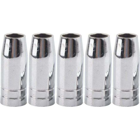 Lot De 5 Buses De Gaz Mig Consommables De Torche De Soudage Mb 15ak Mig Mag Buse De Gaz Conique De 15 Mm Pour Torche De Soudage Binzel Mb 15ak Mig/Mag (1/5)