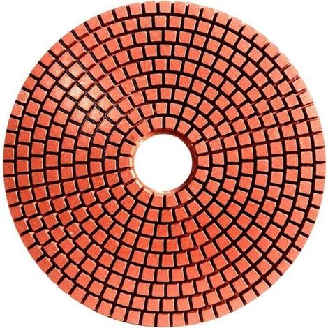 6 Pouces 150mm Tampons De Polissage Diamant Sec/humide Disques De Meulage Flexibles Pour Béton Granit Marbre 30-3000 Disque De Ponage,100Grit (1/4)