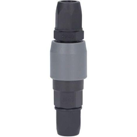 10 pièces raccords pneumatiques de type C en plastique et acier autobloquants Tube PU connecteur rapide accessoires de compresseurs (SP40 + PP40 12x8mm filetage 1/2in) (1/5)