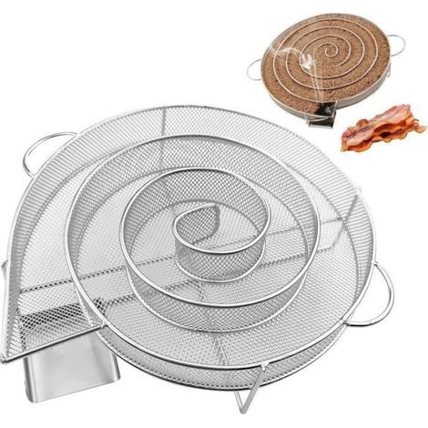 Fumée Serpentin Pour Fumoir, Acier Inoxydable Generateur Fumee FroiPour Gril En Acier Inoxydable, Fumée Chaud/Froid Multicol FUMOIR (1/3)