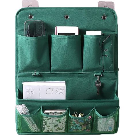 Sac de rangement à suspendre pour la maison, accessoires de salle de bain, porte arrière, armoire, organisateur de dortoir, accessoires de cuisine en tissu, sac de rangement multifonctionnel avec 3 cr (1/5)