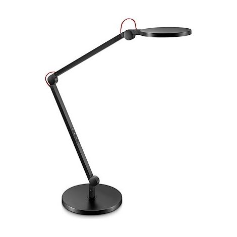 Lampe de bureau Led intégrée Giant - Cep - 11,13 W - Bras articulé - Noir (1/5)