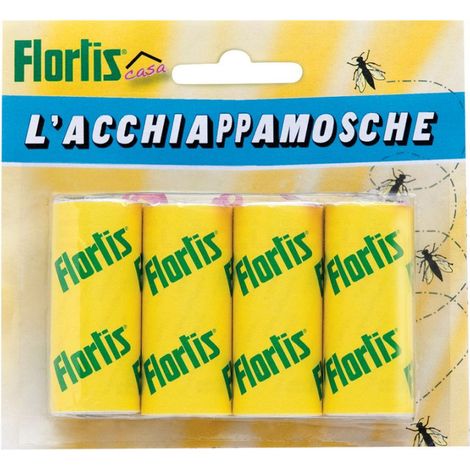 4 STRISCE ADESIVE ACCHIAPPAMOSCHE