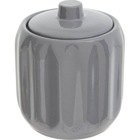 Vaso per cotone colorama in ceramica, diametro 12,5 cm, grigio - 5five (1/2)