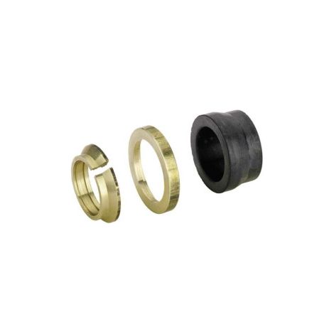 Kit de 2 raccords Cuivre Ø14 mm sans écrou - ACOVA 842100
