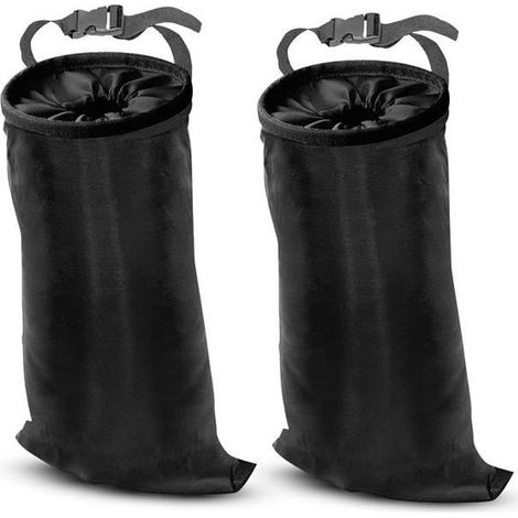 Lot de 2 sacs rangement voiture – Sacs poubelle siege arriere – Grande capacite – Suspension universelle (1/5)