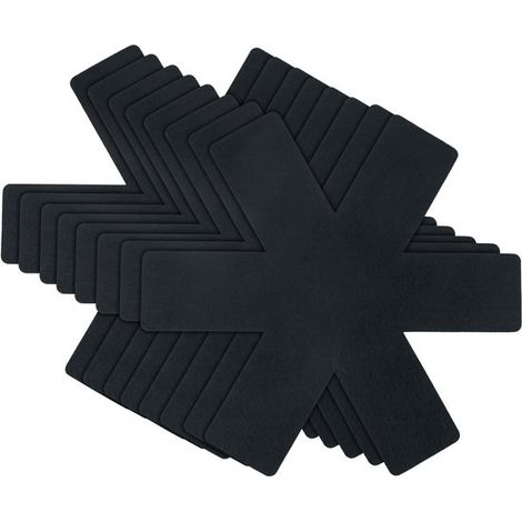Lot de 8 dessous de plat non tissés, 30 x 30 x 0,2 cm, pour poêles antiadhésives et ustensiles de cuisine empilables. Ces dessous de plat isothermes protègent et isolent la chaleur. (1/5)