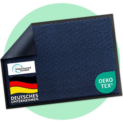 Schmutzfangmatte SKY Novo Mit einzigartiger TPE-Rückseite Blau 90 x 120 cm