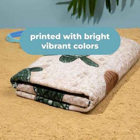 Serviette De Bain - Microfibre 400 G M2 - Pour Plage Piscine Salle De Bain - 70 X 140 Cm - 1 Pièce (1/5)