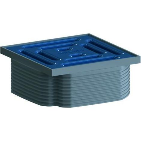 Dallmer DallDrain Pure Aufsatz 100x100mm, Ultramarinblau, 518040 (1/3)