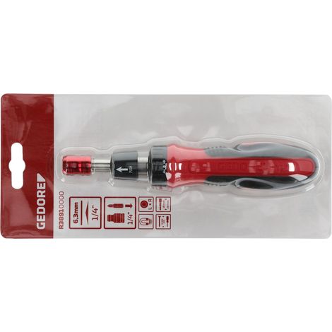 R38910000 Destornillador de trinquete Bit-Fix.Telescópico 1/4" (1/4)
