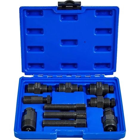 Set di estrattori per volano moto, kit completo di attrezzi, compatibilità universale, set da 10 pezzi (1/2)